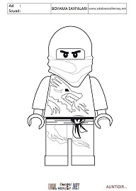 lego-ninja boyama sayfaları